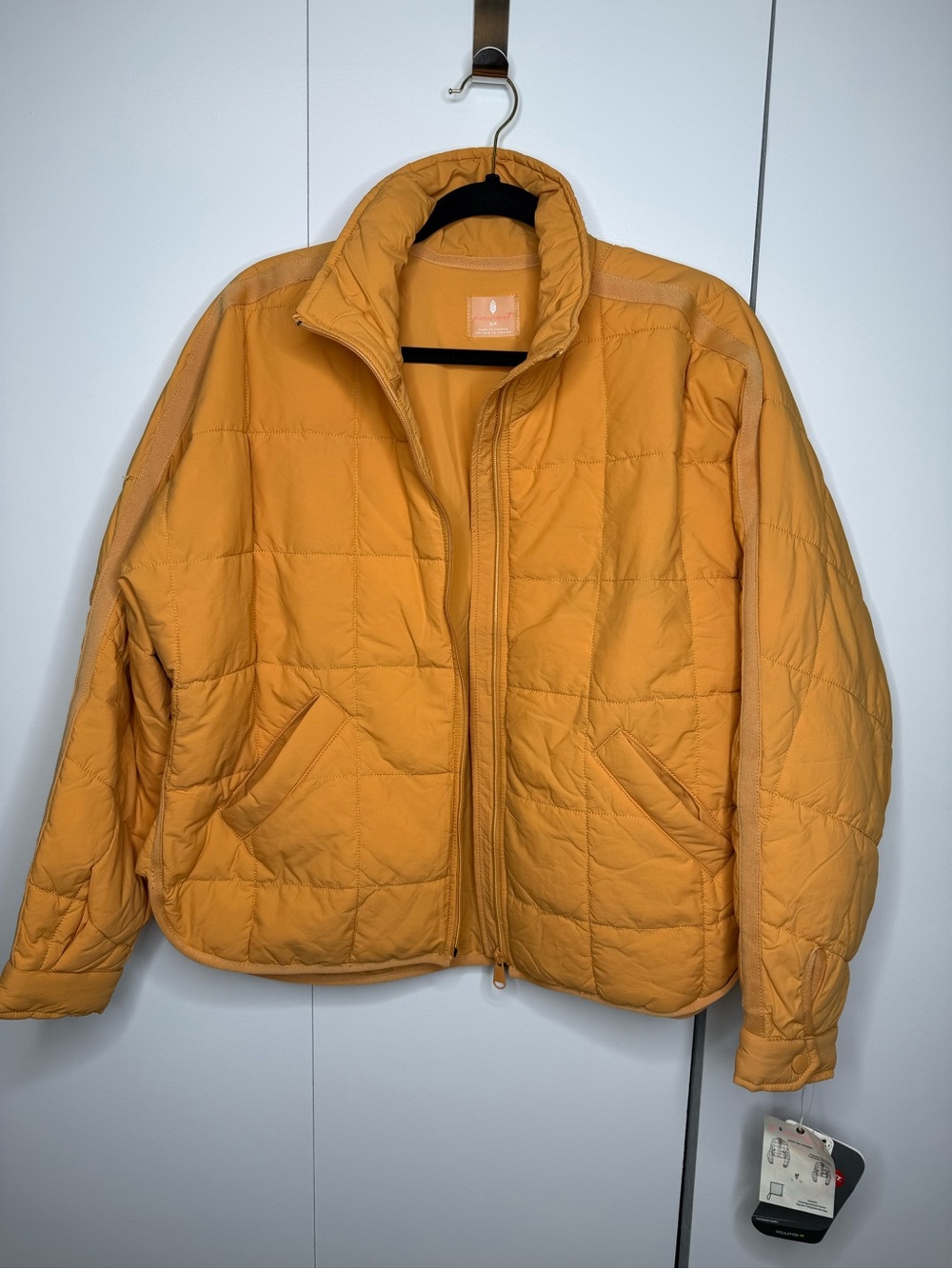 Free People Movement Packable Lightweight Pippa Puffer Jacket NWT Small Orange - Picture 2 of 13